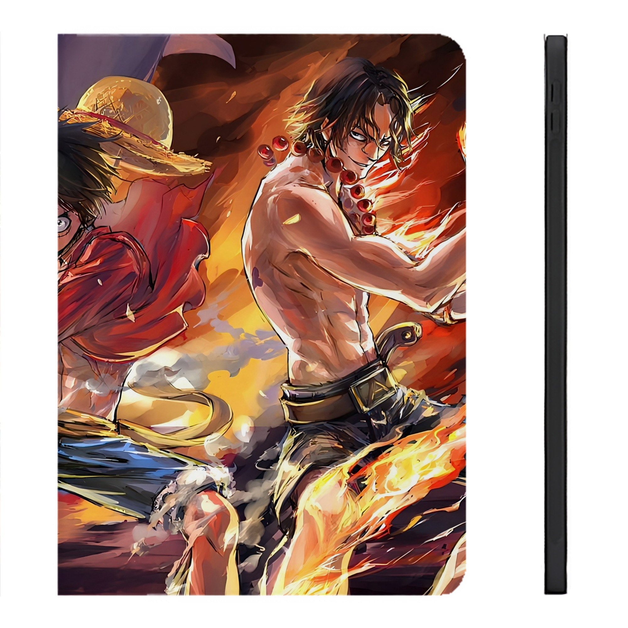 （画像用） ワンピース ONE PIECE IPadケース ペンホルダー付き ブックスタイルデザイン